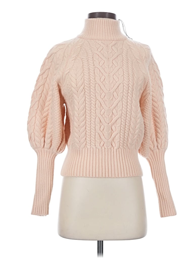Pre-owned Bcbgmaxazria Wool Pullover Sweater In Pink