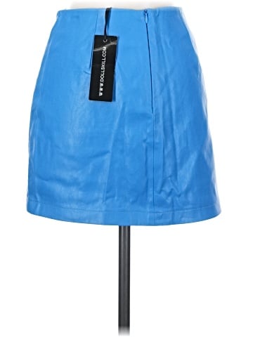Delia's Faux Leather Skirt (view 2)