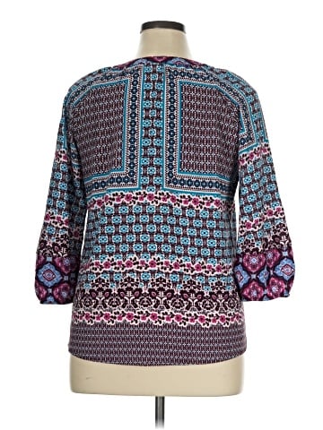 New Directions 3/4 Sleeve Blouse (view 2)