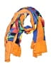 Unbranded Floral Orange Scarf One size - photo 1