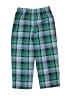 Lands' End 100% Polyester Plaid Green Casual Pants Size 4 - photo 2