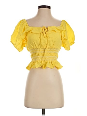 Lost + Wander Short Sleeve Blouse (view 1)