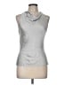 Etcetera 100% Silk Gray Sleeveless Blouse Size M - photo 1