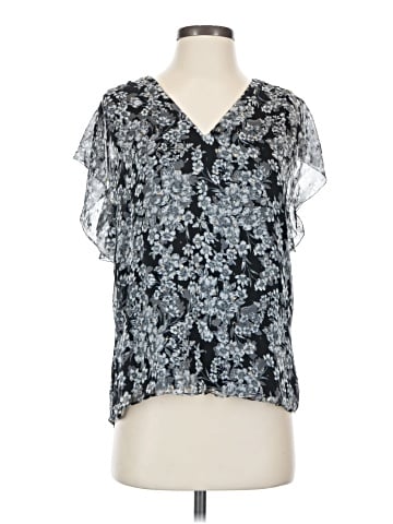 White House Black Market Short Sleeve Blouse (view 1)