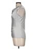 Etcetera 100% Silk Gray Sleeveless Blouse Size M - photo 5