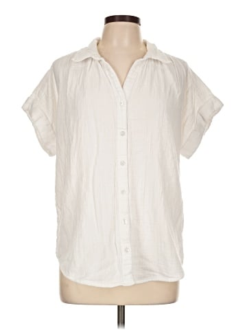 Caslon Short Sleeve Blouse (view 1)