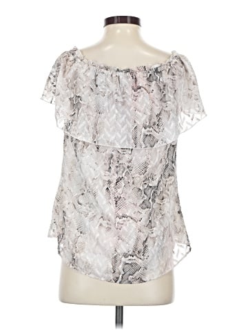 White House Black Market Short Sleeve Blouse (view 2)