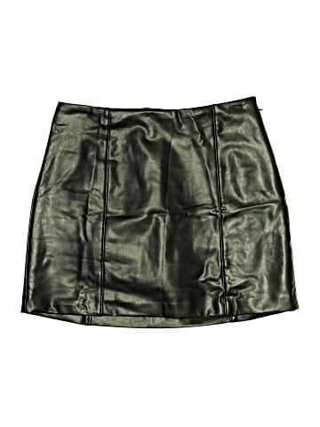 Abercrombie & Fitch Faux Leather Skirt (view 1)