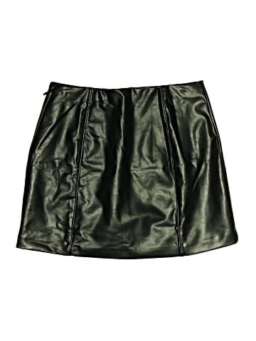 Abercrombie & Fitch Faux Leather Skirt (view 2)