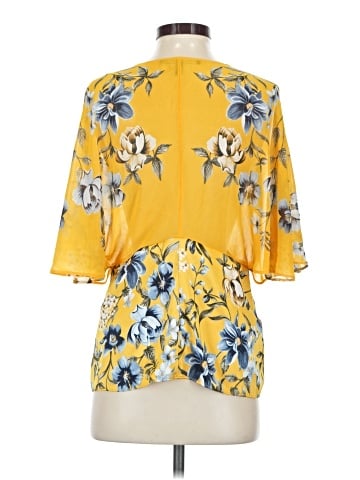 White House Black Market Short Sleeve Blouse (view 2)