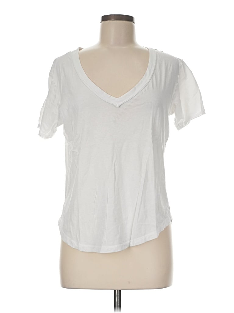 Pre-owned Z Supply Short Sleeve T-shirt In White