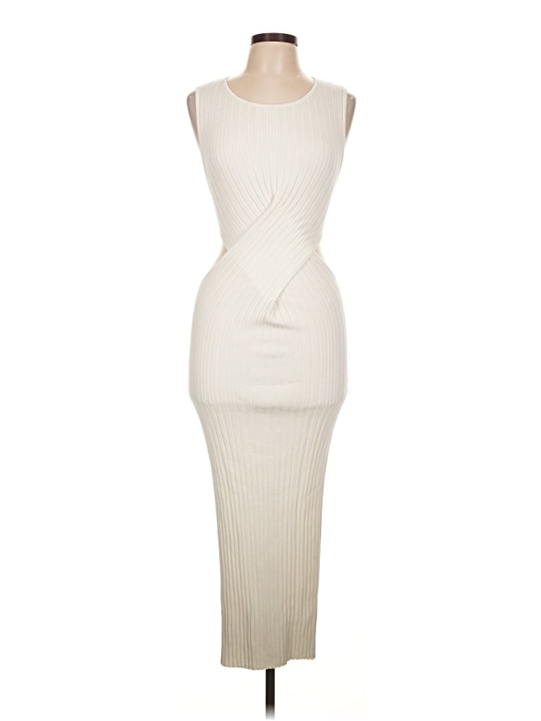 Pre-owned Pretty Garbage Cocktail Dress In Ivory