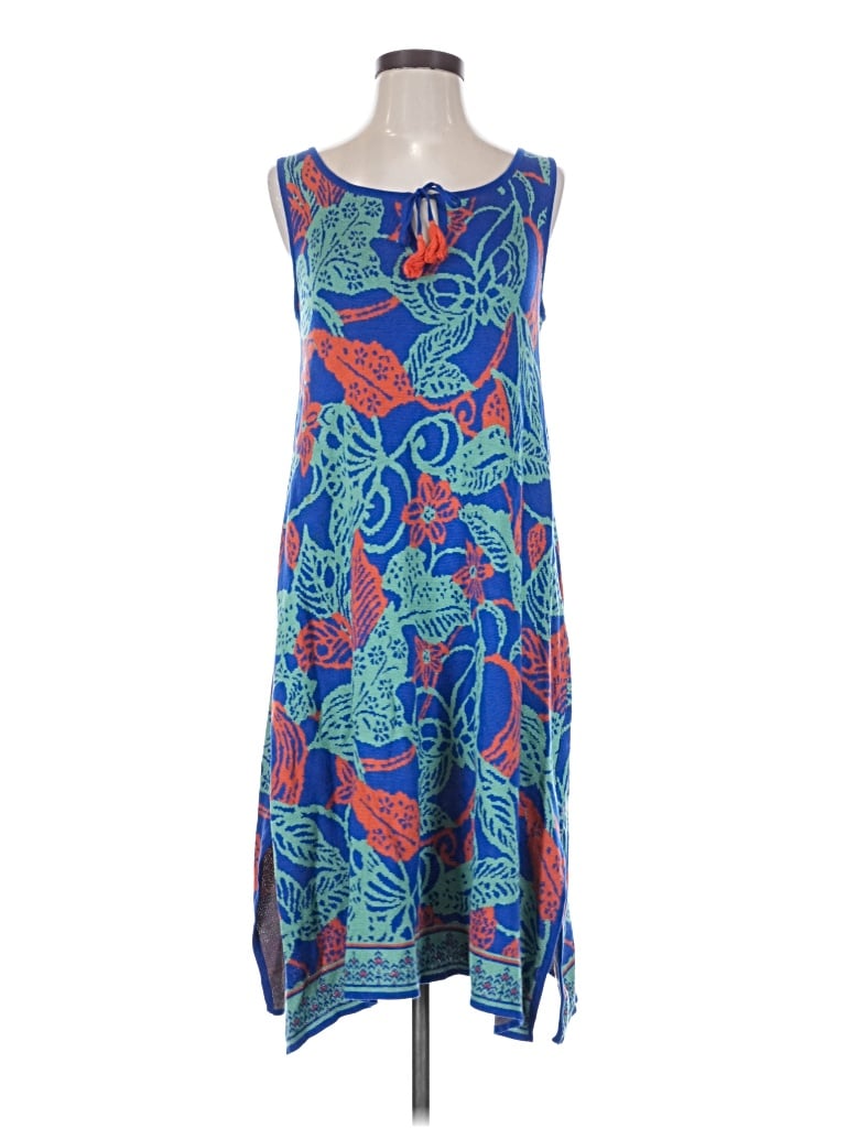 Pre-owned Peruvian Connection Casual Dress In Blue