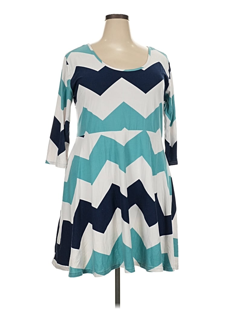 Pre-owned Rue21 Casual Dress In Teal