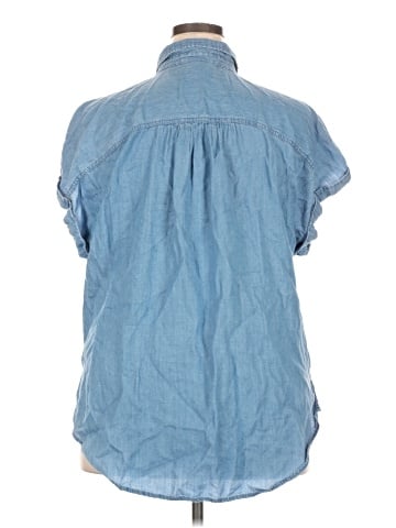 a.n.a. A New Approach Short Sleeve Blouse (view 2)