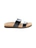 Reef 100% Leather Black Gray Sandals Size 9 1/2 - photo 1