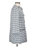 Karl Lagerfeld Paris 100% Polyester Houndstooth Gray Coat Size 2 - photo 4