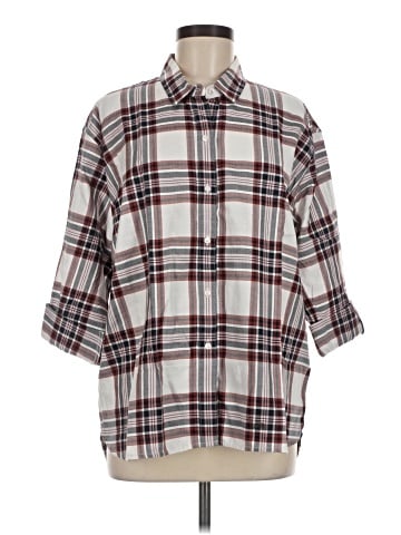 Barbour 3/4 Sleeve Button-Down Shirt (view 1)