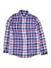 Vineyard Vines 100% Cotton Plaid Blue Long Sleeve Button-Down Shirt Size XL (youth) - photo 1