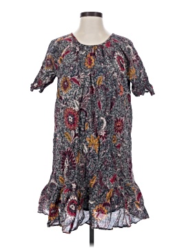 Madewell Ruffle-Sleeve Popover Mini Dress in Bali Blooms (view 1)