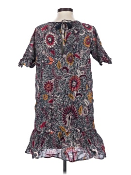 Madewell Ruffle-Sleeve Popover Mini Dress in Bali Blooms (view 2)