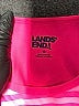 Lands' End Stripes Pink Active T-Shirt Size 10 - photo 3