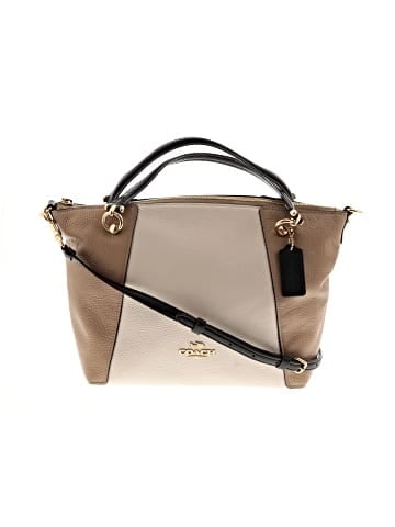 Coach Factory Leather Satchel (view 1)