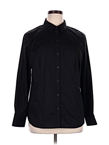 Liz Claiborne Long Sleeve Button-Down Shirt (view 1)