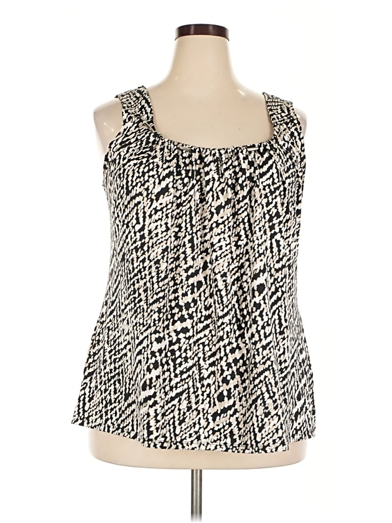 Pre-owned Avenue Tank Top Ivory Strapless Neckline Tops