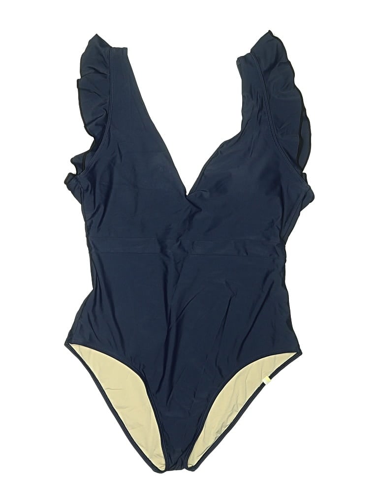 Pre-owned Summersalt One Piece Swimsuit In Blue