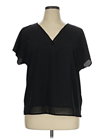 DKNY Short Sleeve Blouse (view 1)