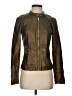 Ivanka Trump 100% Polyurethane Metallic Green Jacket Size 00 - photo 1