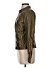 Ivanka Trump 100% Polyurethane Metallic Green Jacket Size 00 - photo 5
