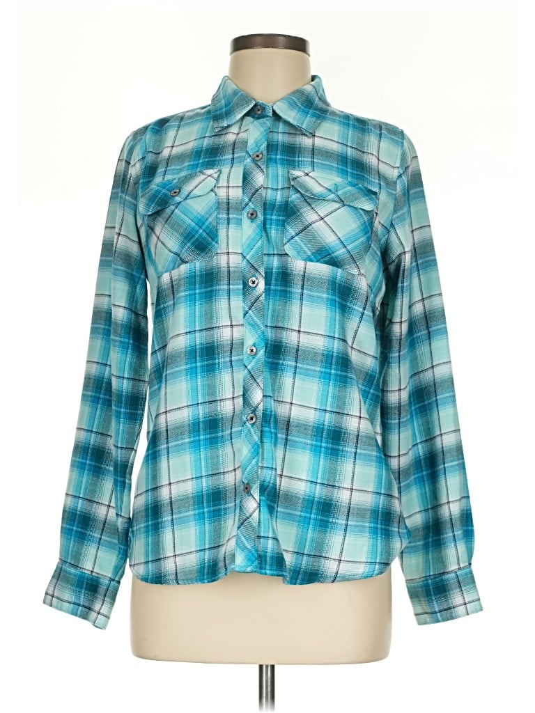 Pre-owned Marmot Long Sleeve Button Down Shirt In Teal
