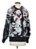 Adidas 100% Polyester Floral Black Sweatshirt Size XS - photo 1