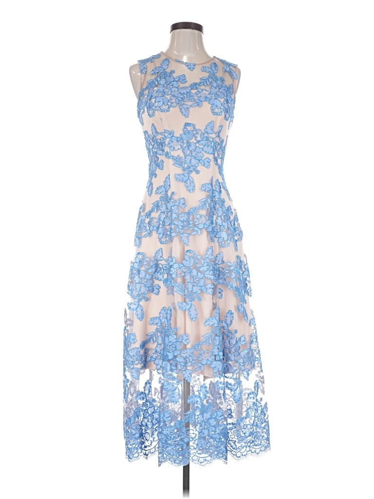 Pre-owned Bhldn Cocktail Dress In Blue