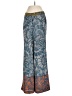 BCBGMAXAZRIA 100% Polyester Tropical Blue Casual Pants Size XS - photo 1