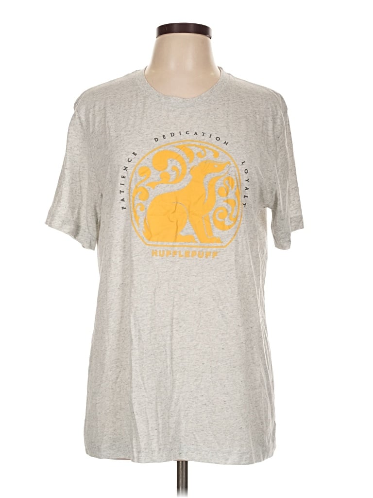 Pre-owned Harry Potter Short Sleeve T-shirt In Gray