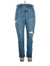 Madewell Hearts Blue Jeans Size 31 waist - photo 1