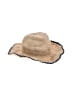 J. McLaughlin 100% Raffia Tan Sun Hat One size - photo 1