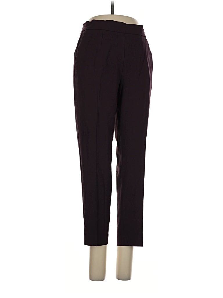Pre-owned Babaton Dress Pants In Burgundy
