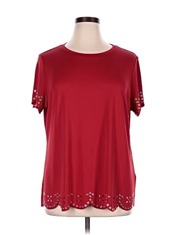 Dennis by Dennis Basso Short Sleeve Top (view 1)