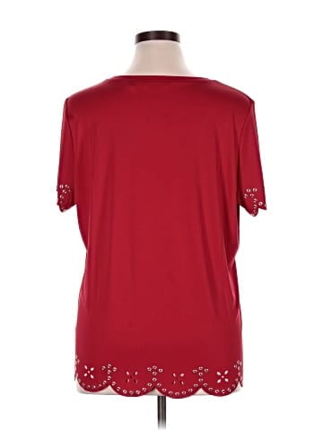 Dennis by Dennis Basso Short Sleeve Top (view 2)