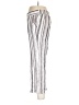 Croft & Barrow 100% Rayon Stripes Silver Casual Pants Size L - photo 5