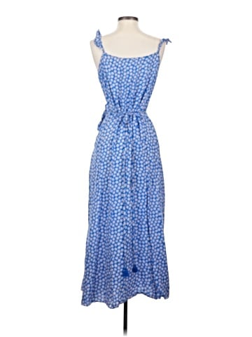 Madewell Ruffled Wrap Maxi Dress in Mini Daisy (view 2)