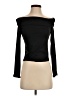Trendy Queen Black Long Sleeve Top Size S - photo 1