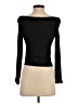 Trendy Queen Black Long Sleeve Top Size S - photo 2