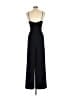 Black Halo Solid Black Jumpsuit Size 10 - photo 2