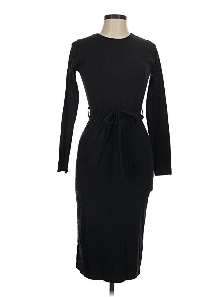 Pre-owned Boohoo Casual Dress In Black