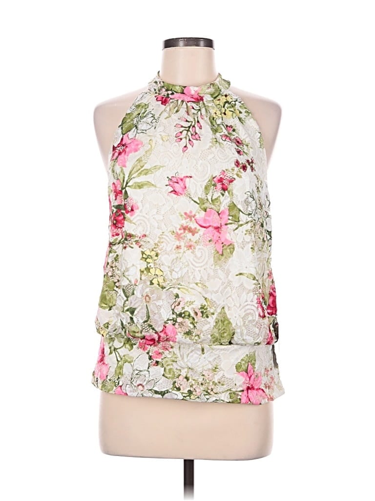 Pre-owned Boston Proper Sleeveless Blouse In Pink